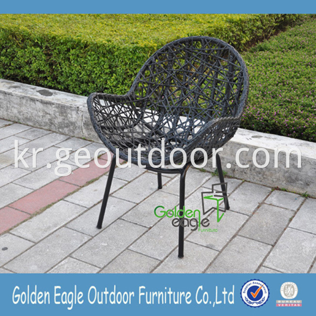 Outdoor PE Wicker Chair Set